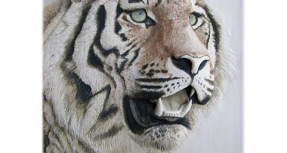 ｽﾗｲﾄﾞ9-彫刻 sculpture「トラ」